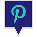 Social, pinterest, media, Logo MidnightBlue icon