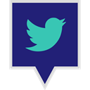 media, Logo, twitter, Social MidnightBlue icon