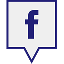 Facebook, Social, media, Logo WhiteSmoke icon