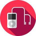 Multimedia, Device, music player, electronics, Music And Multimedia Brown icon