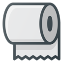 paper, Roll, toilet, trick Lavender icon