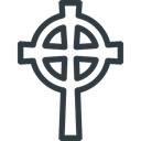 cross, halloween, Celtic Black icon