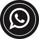 Whatsapp, media, Logo, Social Black icon
