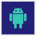 media, Logo, Social, Android MidnightBlue icon