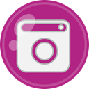 media, Social, Instagram MediumVioletRed icon