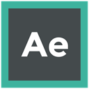 Extension, adobe, after effects, format icon DarkSlateGray icon