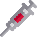 medical, drugs, medicine, Tools And Utensils, Syringes, syringe, doctor Black icon