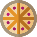 Fast food, sliced, Italian Food, food, Pizza RosyBrown icon