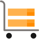 Boxes, hotel, transport, luggage, weights, Carts, baggage, Business And Finance Black icon