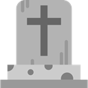 Cemetery, Rip, tomb, tombstone, death, halloween, Stone DarkGray icon