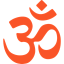 lotus, religious, signs, meditation, hinduism, Cultures, Om, oriental, Asian, religion, indian, Yoga Tomato icon