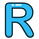 r, letters, Blue, Letter, Alphabet DodgerBlue icon