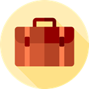 Business, Briefcase, Bag, suitcase, travel, portfolio Moccasin icon