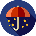Tools And Utensils, Umbrellas, Umbrella, weather, Protection, Rain, rainy DarkSlateBlue icon