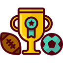 cup, award, trophy, winner, Champion, Sports And Competition Maroon icon