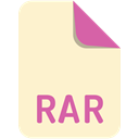 File, Rar, Extension, name BlanchedAlmond icon