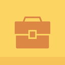 Business, Briefcase, Bag, portfolio icon Khaki icon