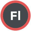 flash professional, format icon, Extension, adobe DarkSlateGray icon