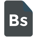File, Pl, Format, Bs, Extension, bs icon DarkSlateGray icon