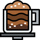 Coffee, food, coffee cup, hot drink, Coffee Shop, Mocha, Food And Restaurant Black icon