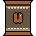 Coffee, food, Food And Restaurant, Beans, Coffee Shop, Coffee Bag, Coffee Beans DarkOliveGreen icon