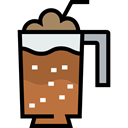 frappe, Coffee Shop, Food And Restaurant, food, glass, Cold Black icon