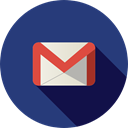 Communications, Brands And Logotypes, Logo, gmail, Mailing, logotype, Email DarkSlateBlue icon