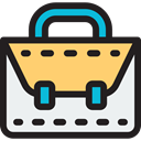 travel, portfolio, Business, Briefcase, Bag, suitcase WhiteSmoke icon