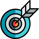 Arrows, Arrow, sport, Target, objective, Archery, weapons, archer, Edit Tools Black icon