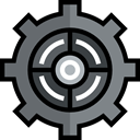 Gear, settings, industry, configuration, cogwheel, Tools And Utensils Black icon