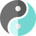 religion, Balance, philosophy, signs, Yin Yang, Taoism, Cultures DimGray icon