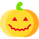 autumn, Fruit, halloween, pumpkin, horror, Terror, decoration, spooky, scary, food, fall Gold icon