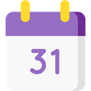 Calendar, time, date, Calendars, Time And Date, Schedule, interface, Administration, Organization WhiteSmoke icon