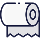 bathroom, toilet, toilet paper, hygiene, Furniture And Household, Healthcare And Medical WhiteSmoke icon