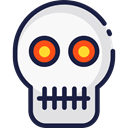 skull, halloween, dangerous, signs, medical, Dead, Anatomy, Poisonous WhiteSmoke icon