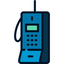 telephone, phones, phone call, Telephones, technology, phone receiver, Communication Black icon
