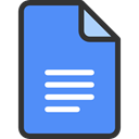 File, documents, Archive, google, docs, Files And Folders CornflowerBlue icon