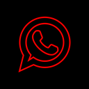 media, share, Social, Whatsapp Black icon