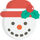 Snow, christmas, winter, snowman, Cold WhiteSmoke icon