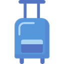 travelling, Tools And Utensils, suitcase, travel, luggage, baggage CornflowerBlue icon