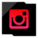media, Logo, Social, Company, Instagram Black icon