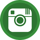 Instagram, network, online, picture ForestGreen icon