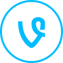 media, Logo, Social, Vine DeepSkyBlue icon