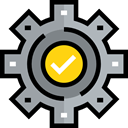 Gear, Seo And Web, settings, configuration, cogwheel, Tools And Utensils Black icon