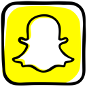 Camera, media, Ghost, social media, Social, Communication, file sharing, Snapchat Yellow icon