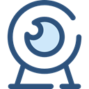 electronics, Videocam, Communications, video chat, Computer, Cam, Webcam, technology, Videocall DarkSlateBlue icon
