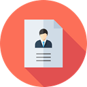 Information, Application, Working, education, worker, Curriculum, Business And Finance Coral icon