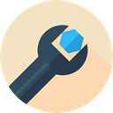 Edit Tools, Improvement, Seo And Web, Construction And Tools, repair, garage, Tools And Utensils, Home Repair, Wrench Bisque icon