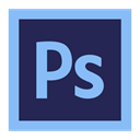 graphics, editor, Cloud, adobe, creative, photoshop, raster MidnightBlue icon