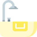 Hygienic, medical, bathroom, wash, hygiene, Bathing LemonChiffon icon